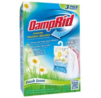 DAMP RID FG83K Powder Fresh Scent Hanging Bag 3pk
